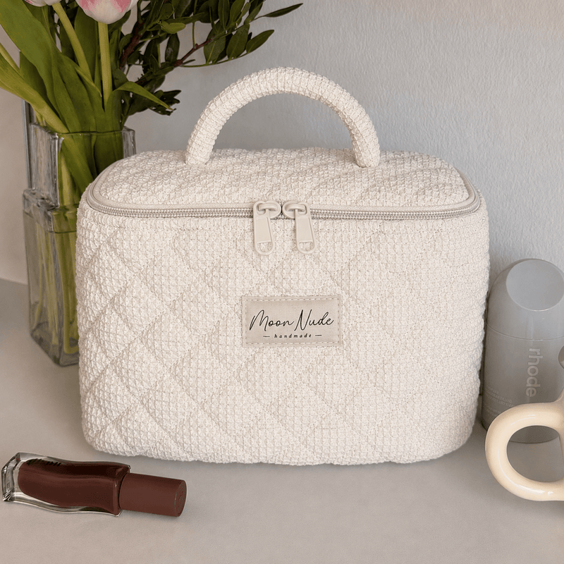 Cream Vanity Bag
