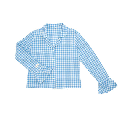 Azure Long Pajama Top