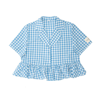 Azure Short Pajama Top