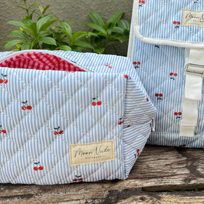 Cherry Large Makeup Bag