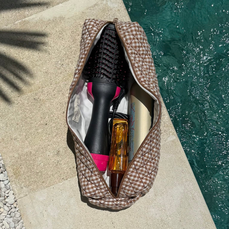 Coffee Hair Tool Bag