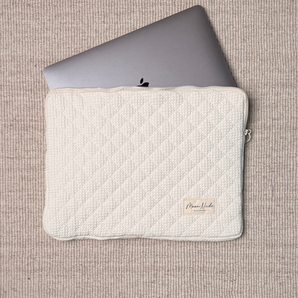 Cream Laptop Sleeve