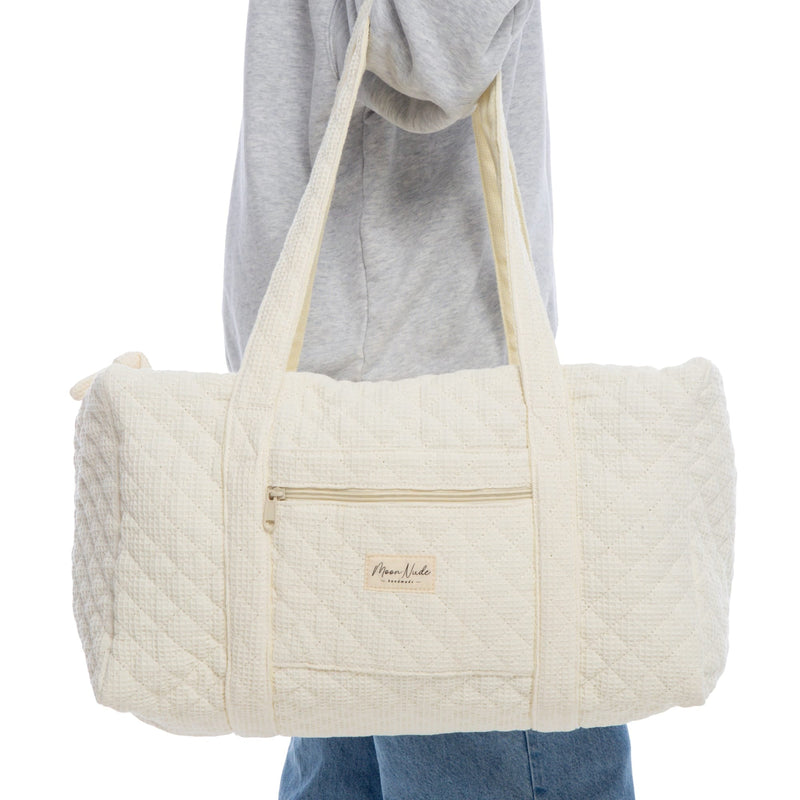 Cream Large Duffel Bag