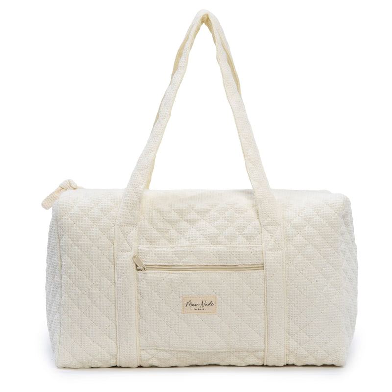 Cream Large Duffel Bag