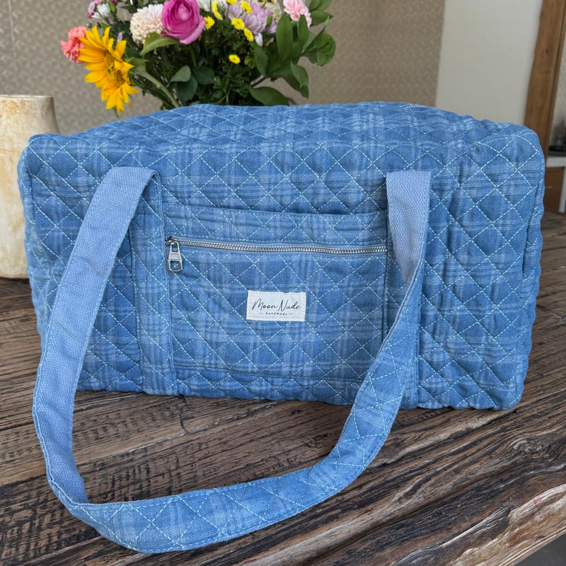 Denim Large Duffel Bag