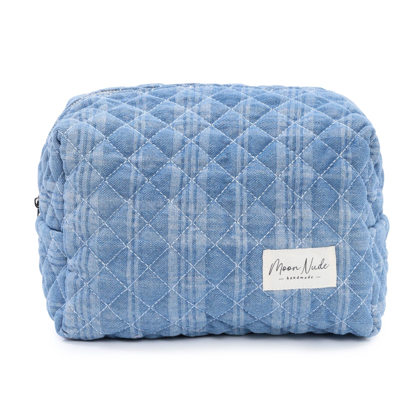 Denim Large Makeup Bag