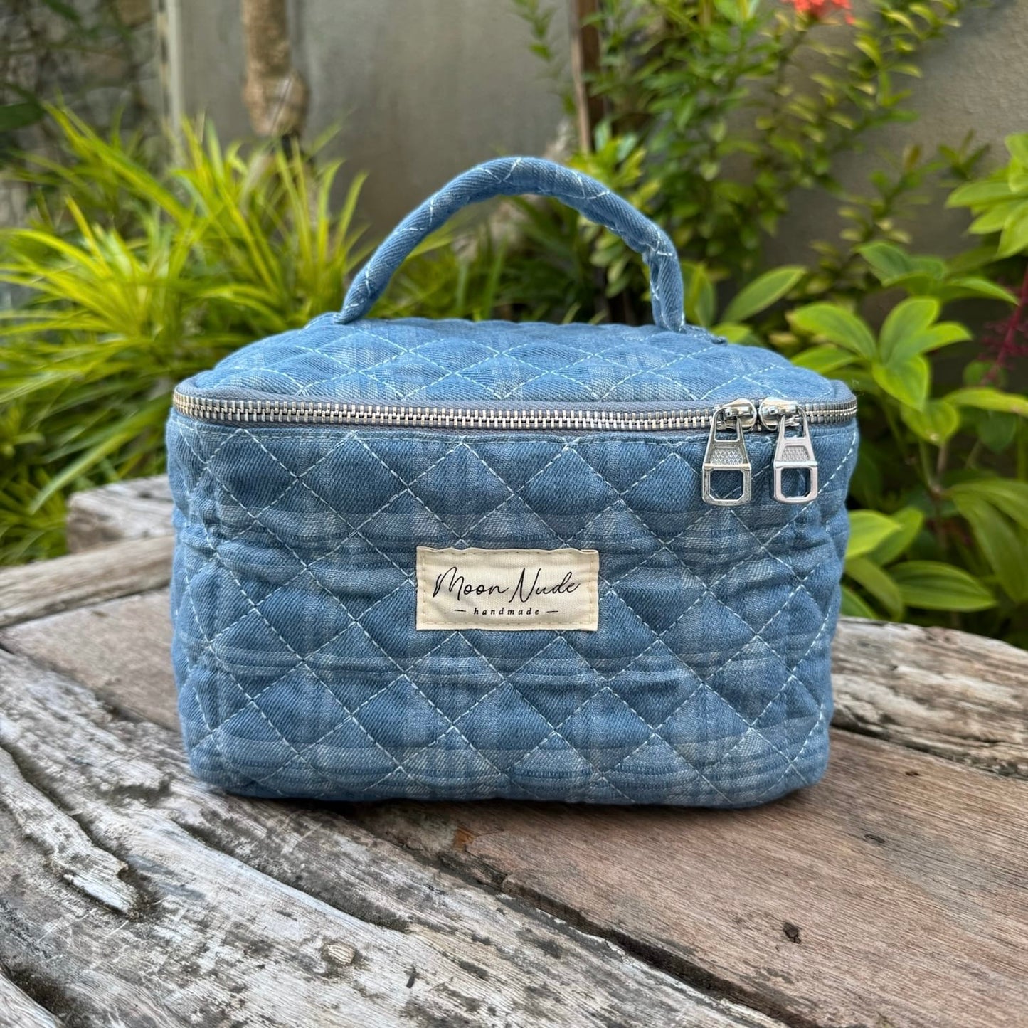 Denim Vanity Bag