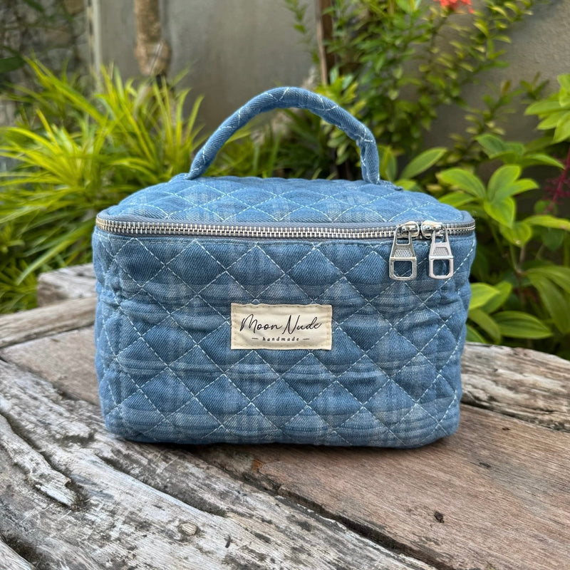Denim Vanity Bag