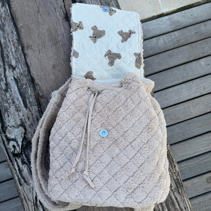 Teddy Flap Backpack