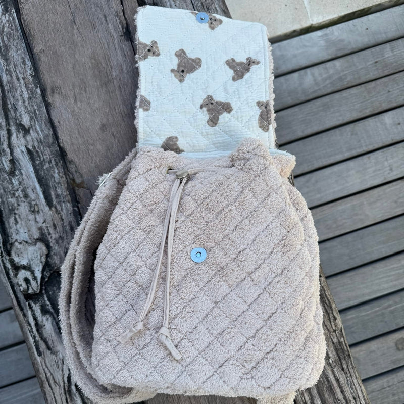 Teddy Flap Backpack